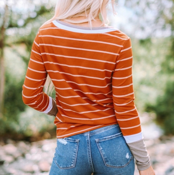 💜 New Ribbed Long Sleeve Top - Picture 5 of 11